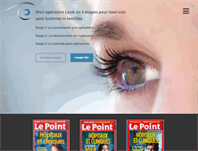 Tablet Screenshot of lasik-paris.net